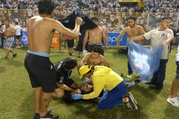 Heridos en Cancha de Futbol