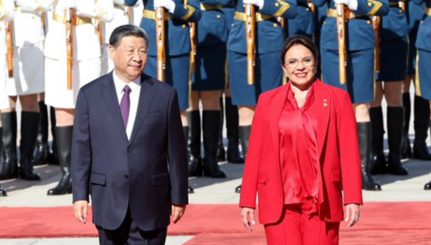 Xiomara Castro y Xi Jinping